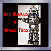 tin toy robots,space toys,robby the robot